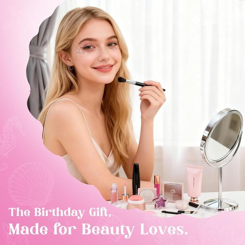 Color Nymph Makeup Kit - 24-Piece Birthday Gift Set for Teen Girls | Fun & Colorful Pink Palette