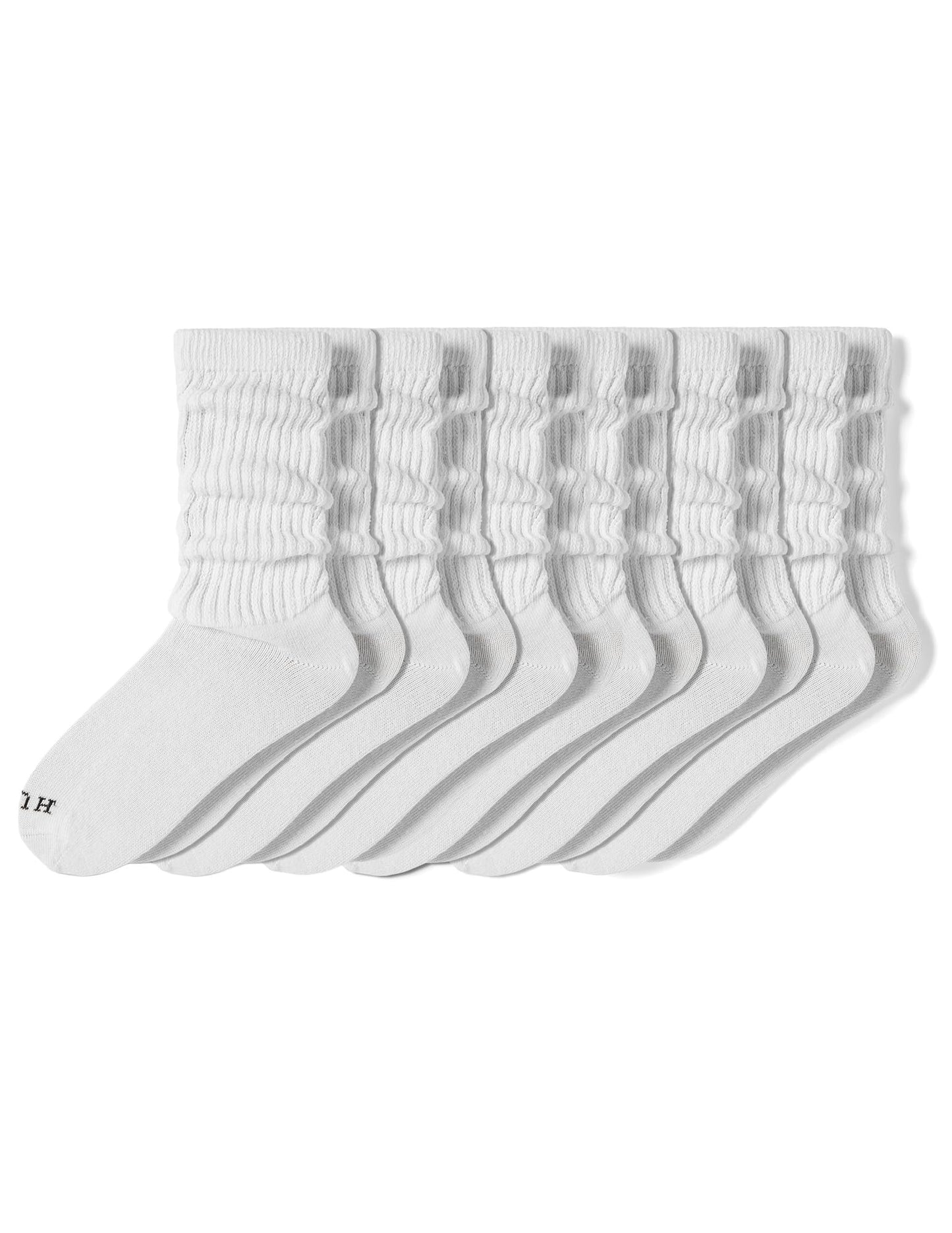 HUE Women's Slouch Socks, Slouchy Socks for Women (6-Pack)
