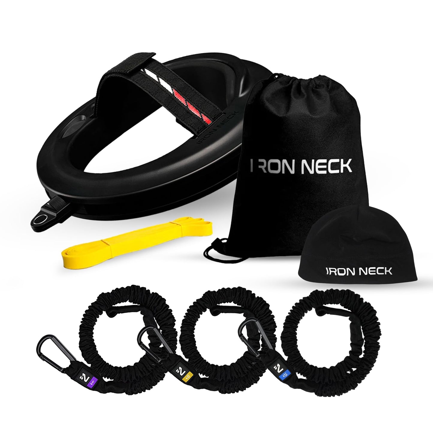 Iron Neck 3.0 Pro, Rehab Kit Bundle, Advanced 360° Neck Trainer and Resistance Bands for Working Out, Rehabilitation, Pain Relief and Posture Correction