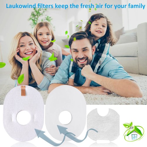 Laukowind HV300 Filte Replacement Foam Felt for Shark Rocket Vacuum CS100 CS110 HV290 HV300 HV301 HV302 HV303 HV305 HV307310 HV308 HV310 UV450 Replacement Part Number XFFV300 (2-Pack)