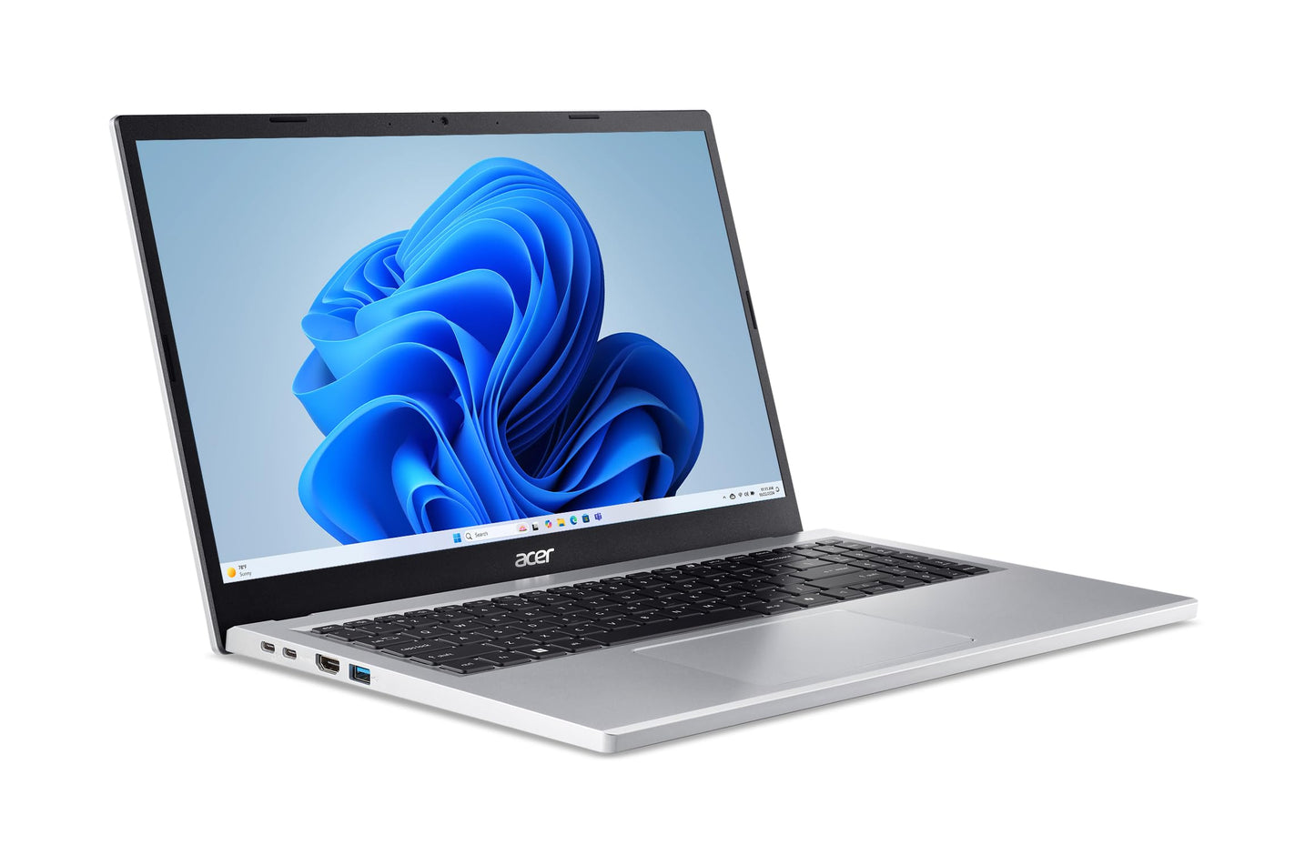 acer Aspire Go 15 AI Ready Laptop | 15.6" FHD (1920 x 1080) IPS Display | Intel Core 3 Processor N355 | Intel Graphics | 8GB DDR5 | 128GB UFS | Wi-Fi 6 | Windows 11 Home in S Mode | AG15-32P-39R2