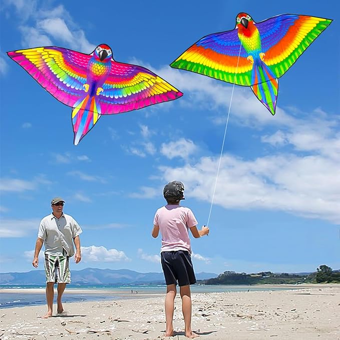 YongnKids Kite for Kids Age 4-8 8-12, Large Kites for Boys Adults Easy to Fly & Assemble, with 328ft String,Perfect for Beach Trip Park Family Activities Outdoor Games
