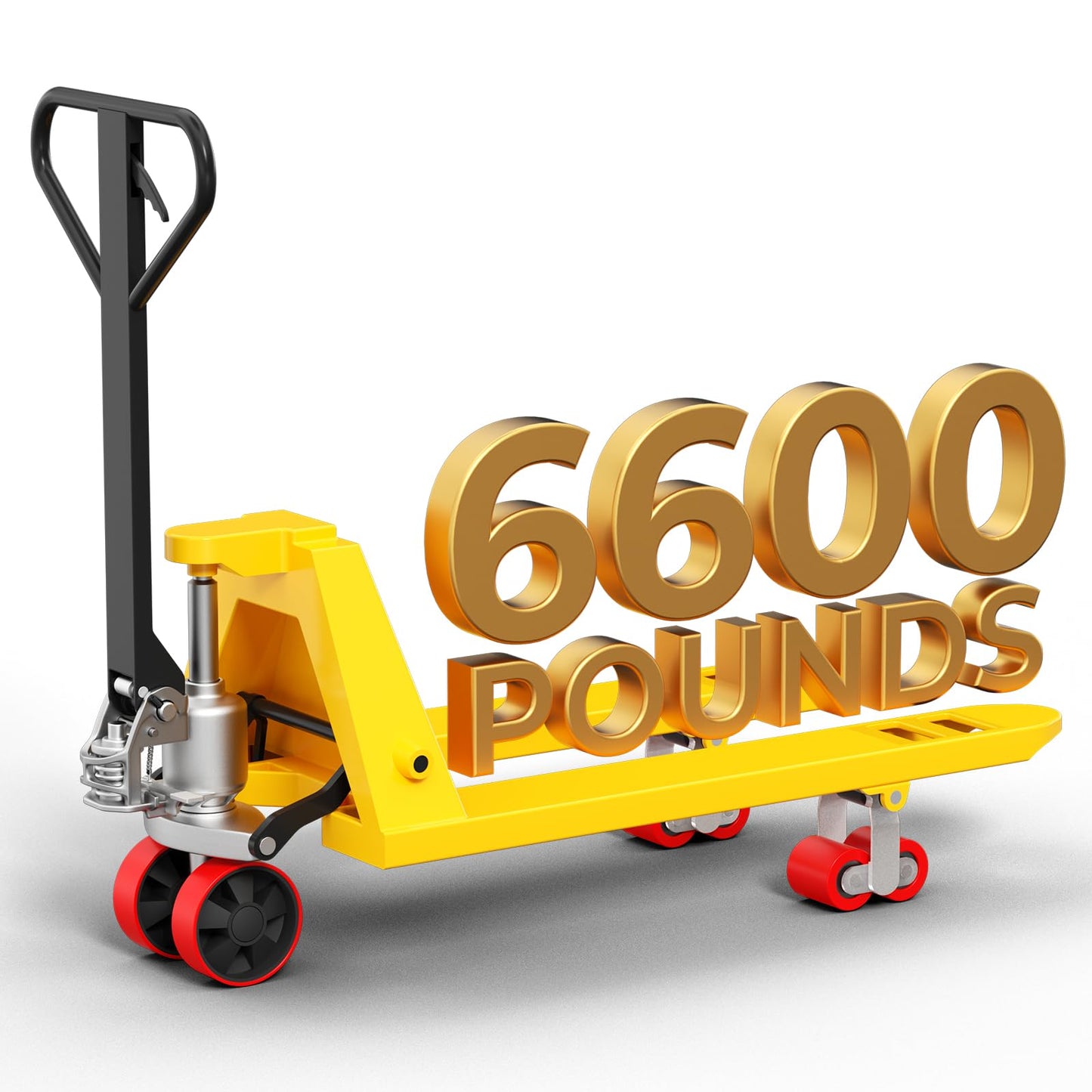 [Anti-Leakage Oil Pump] Arczorix Pallet Jack, 6600 Lb Capacity 27" W x 48" L Forks Size Small Mini Hand Pallet Truck Standard Duty Manual Pallet Trucks