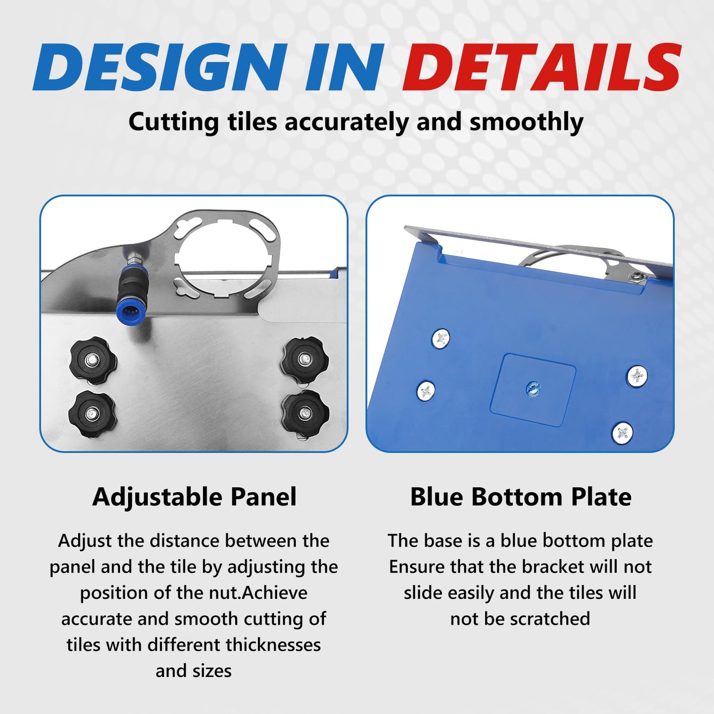 45 degree tile chamfering tool, 100-Type Universal 45 Degree Tile Chamfering Stand Type Angle Grinder,Angle Grinders with Gloves & 39Inch Hose