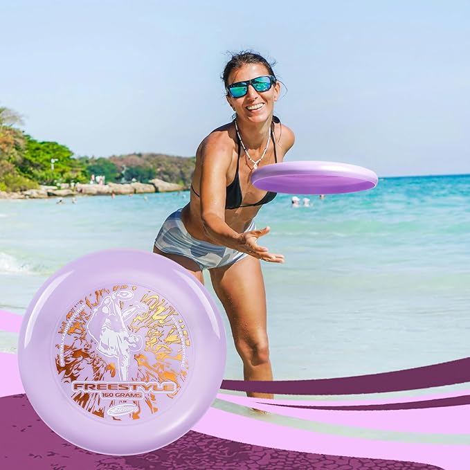 Wham-O Frisbee Ultimate Training Disc, Sports Flying Disc 160g, 10.5 Inch Durable and Flexible Compedition Disc for Outdoor Beach Backyard Family Fun