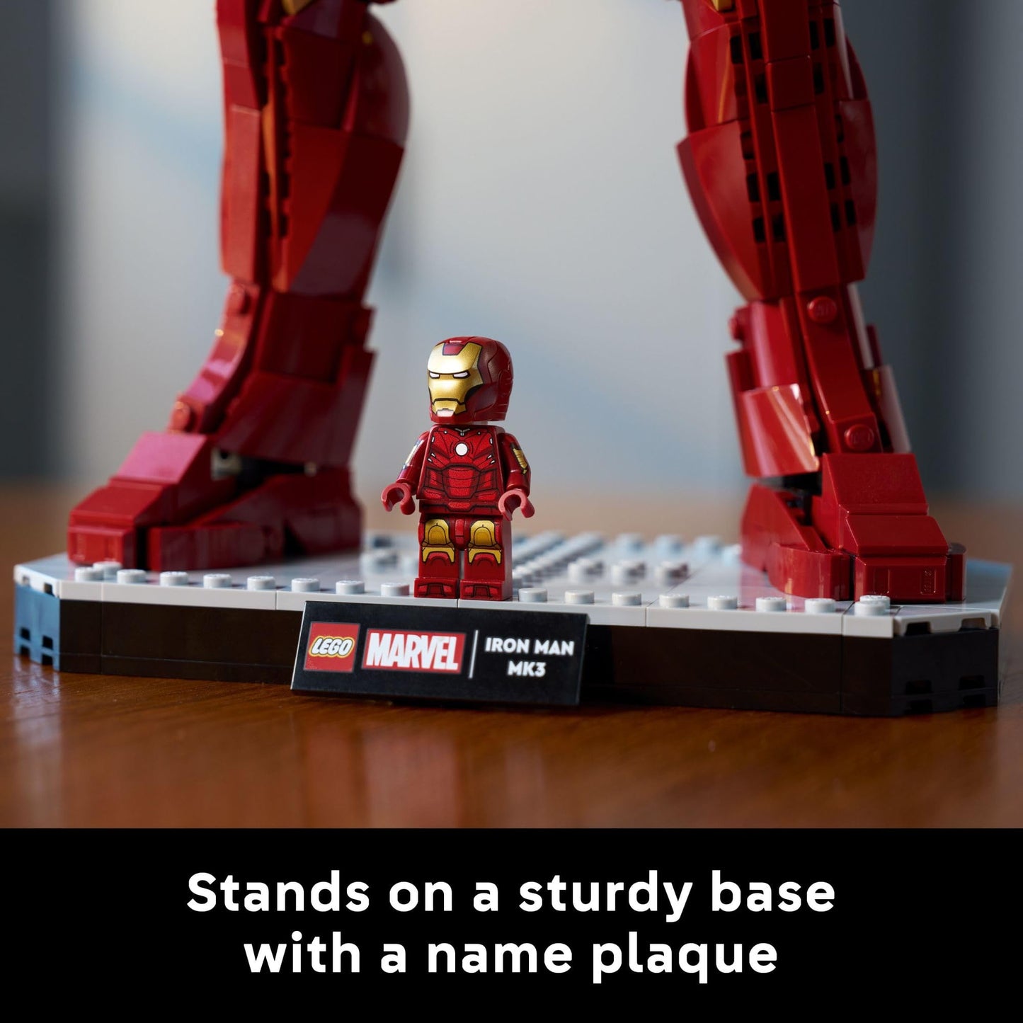 LEGO Marvel Iron Man Mark 3 Collectors’ Edition Building Set - Poseable Super Hero Construction Kit W/Mark 3 Minifigure for Adults, Ages 18+ - Collectible Gift Idea for Birthdays - 76344