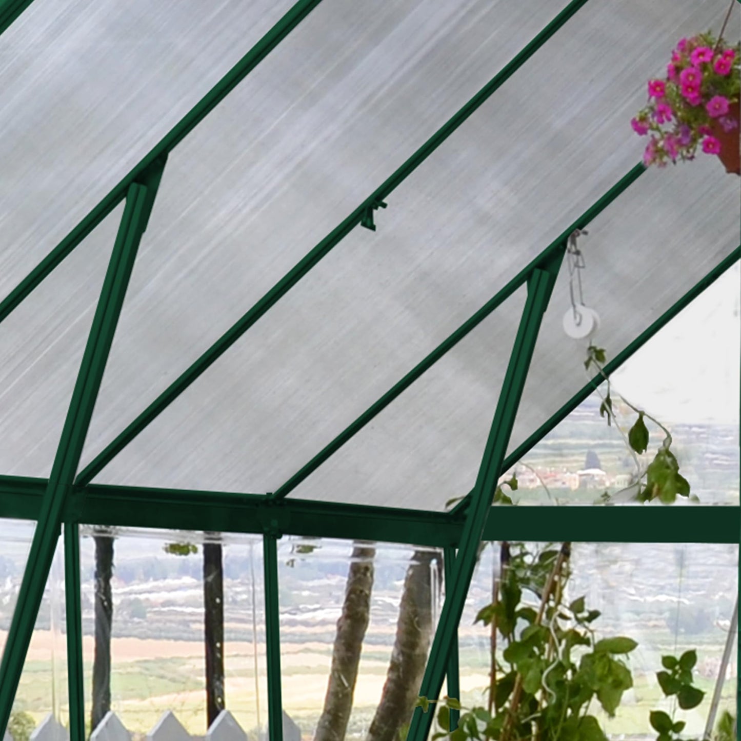 Palram - Canopia Balance 8 x 20 Large Greenhouse for Outside, Heavy Duty, Walk-in, UV Protected Thick Clear Polycarbonate Panels, Wind & Weather Resistant, Maintenance Free Outdoor Garden, Warranty