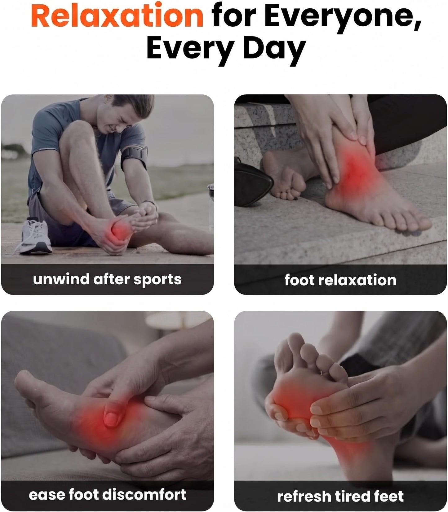 BOB AND BRAD Shiatsu Foot Massager with Heat and Remote, Deep Kneading Electric Feet Massager for Foot Fatigue, Fits US Size 12, Fathers Day Dad Gifts for Men Husband