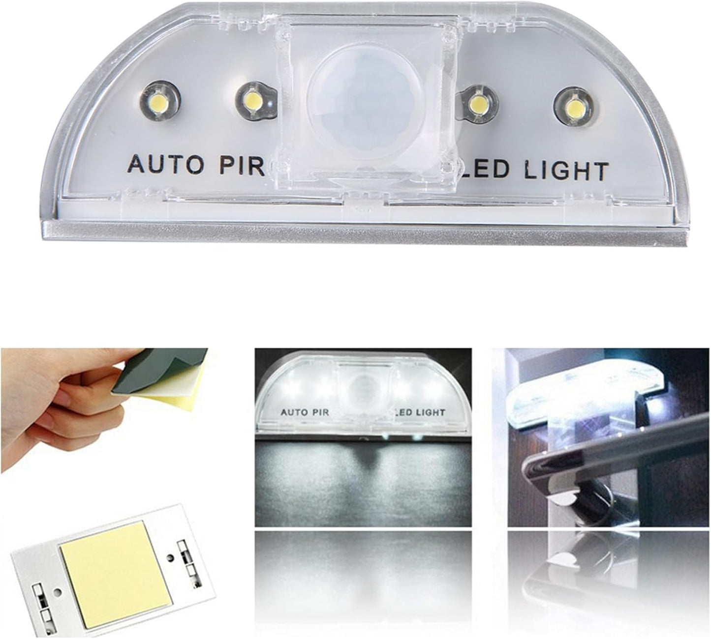 TUEQE 4 Keyhole Lights, Key Light for Door, Intelligent PIR Infrared Automatic Sensor Motion Detector Keyhole Lock