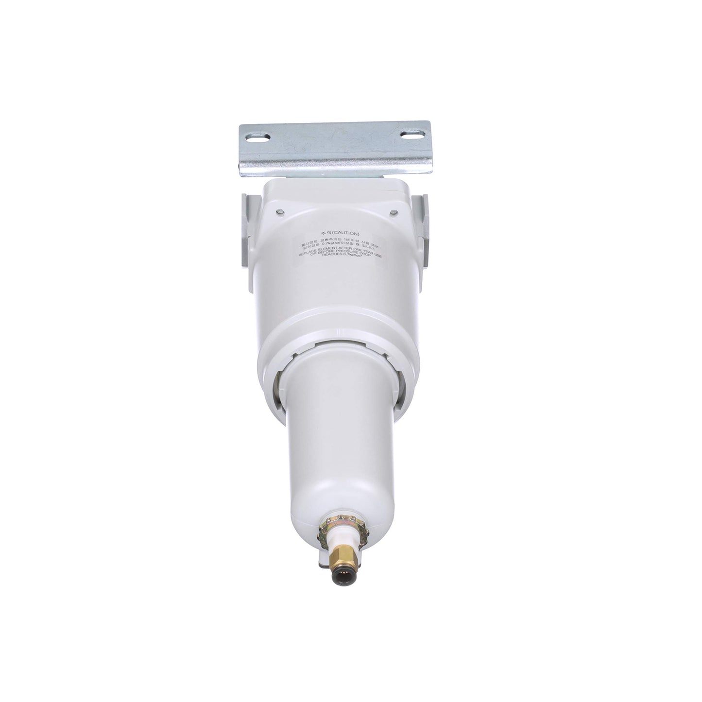 PneumaticPlus SAMG350-N04BD-MEP Air Drying Unit 1/2" NPT Water Separator, Metal Bowl Pipetype Sight Glass with N.C. internal Auto Drain, 52 SCFM, Bracket