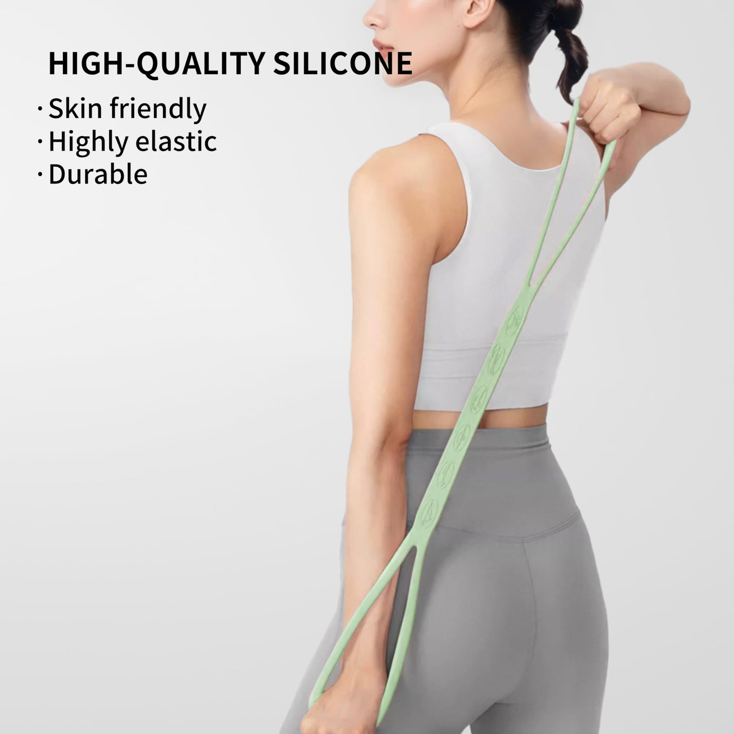 PROIRON Figure 8 Resistance Bands with Handles Exercise Band 15/25/35LB Stretch Bands for Yoga arm Chest and Shoulder Stretch Resistance Band for Women- Set