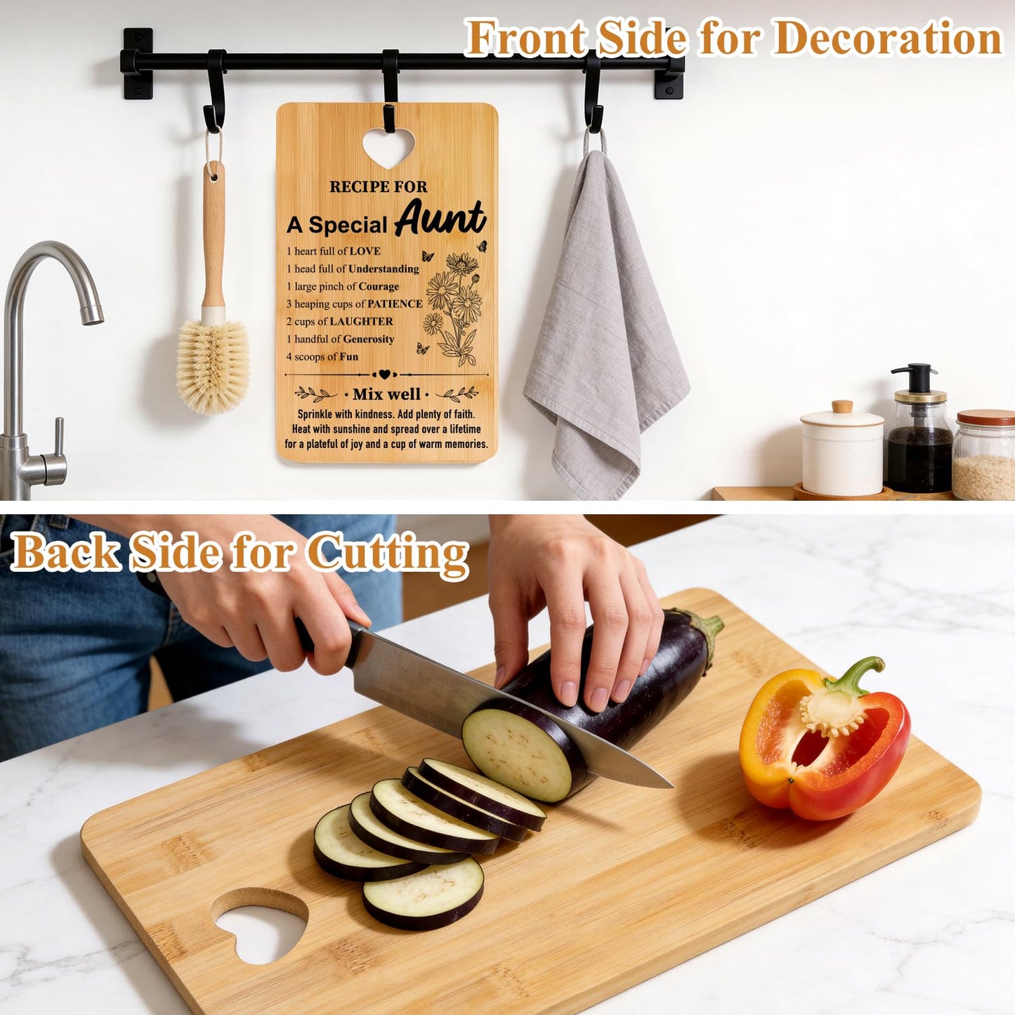 Gifts for Dad from Daughter Son Wooden Cheese Charcuterie Boards Unique Fathers Day Birthday Gifts Cool Christmas Kitchen Decor Presents for Dad Thanksgiving Xmas Gift for Father Cutting Board