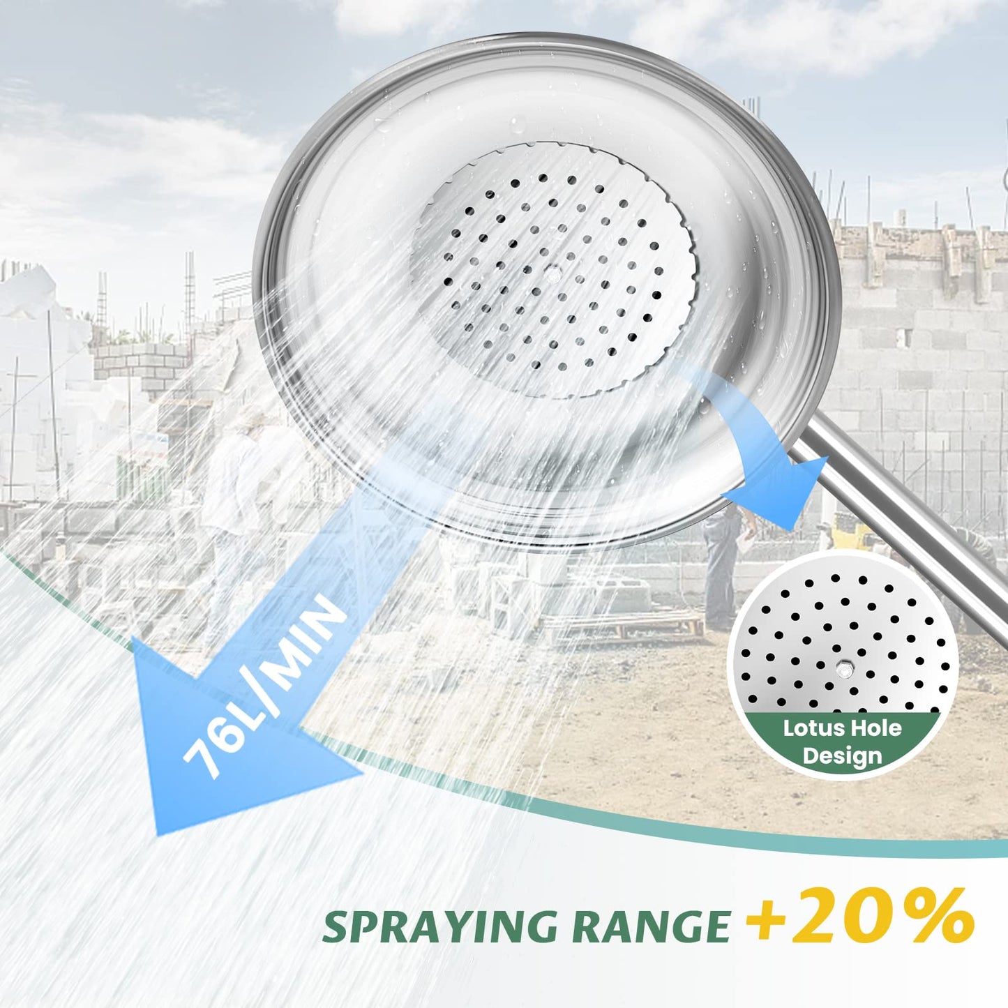 Huanyu Eye Wash Station with Shower + Stand Up Eye Wash Station (1101 * 1) +(1207-1 * 1）