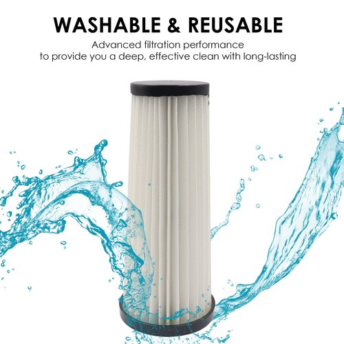 4 Pack Filters Compatible with Dirt Devil Style F112 Endura Replacement Odor Trapping Filter,UD20120NC, UD70161, UD70164, UD70174，Compares to AD47936