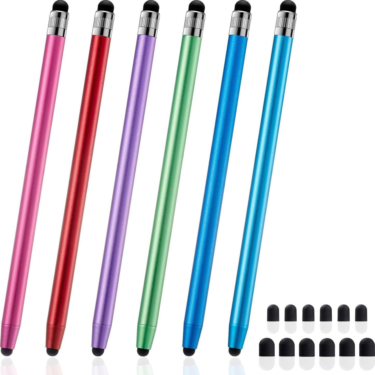 ChaoQ 6pcs Stylus Pen for Touchscreen, High Sensitivity and Precision Stylus Pen for iPad iPhone Android and All Touch