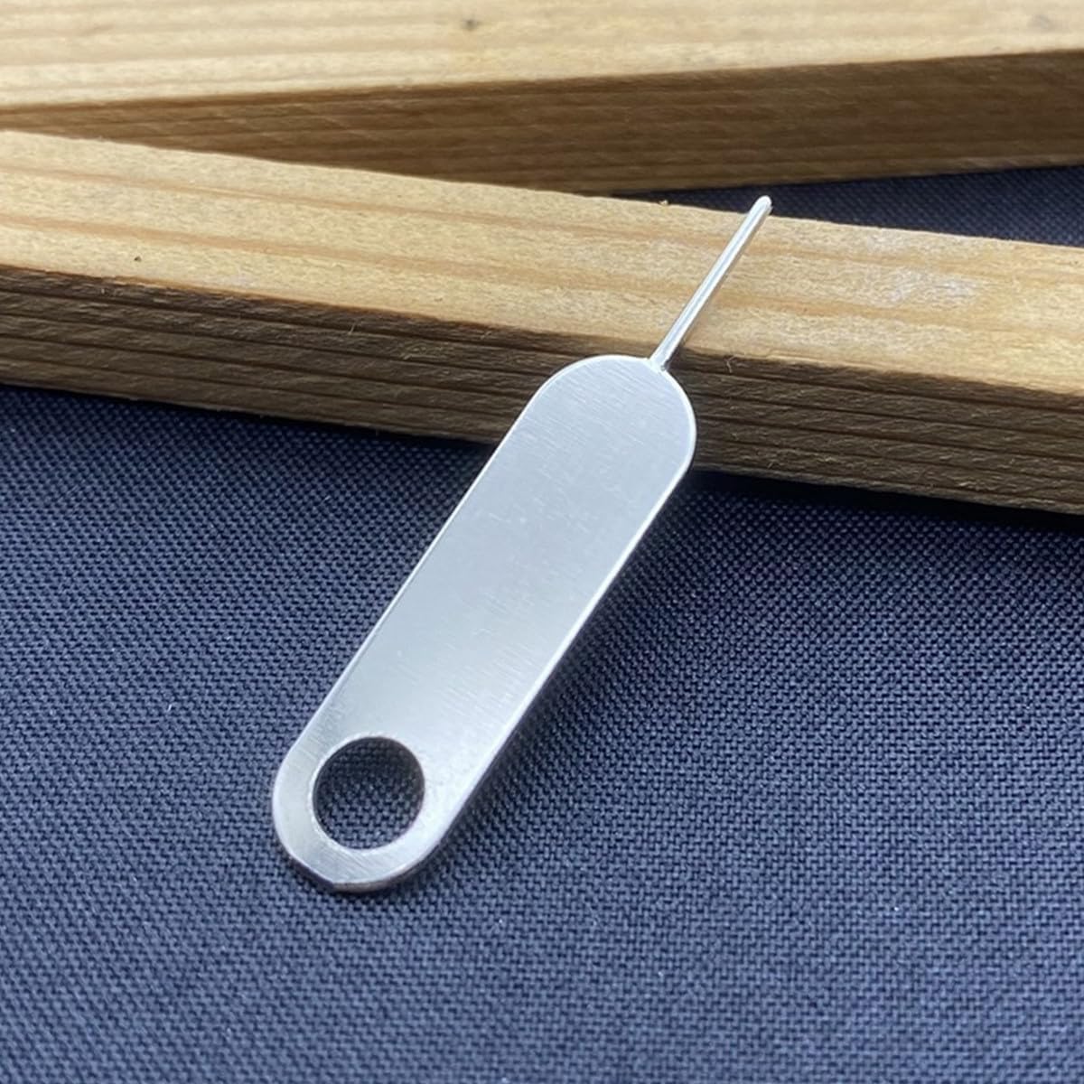 100pcs Set Toddmomy Universal Sim Pin Ejector Tool for Mobile Phones, Hard Steel Material, Compatible with Smartphones
