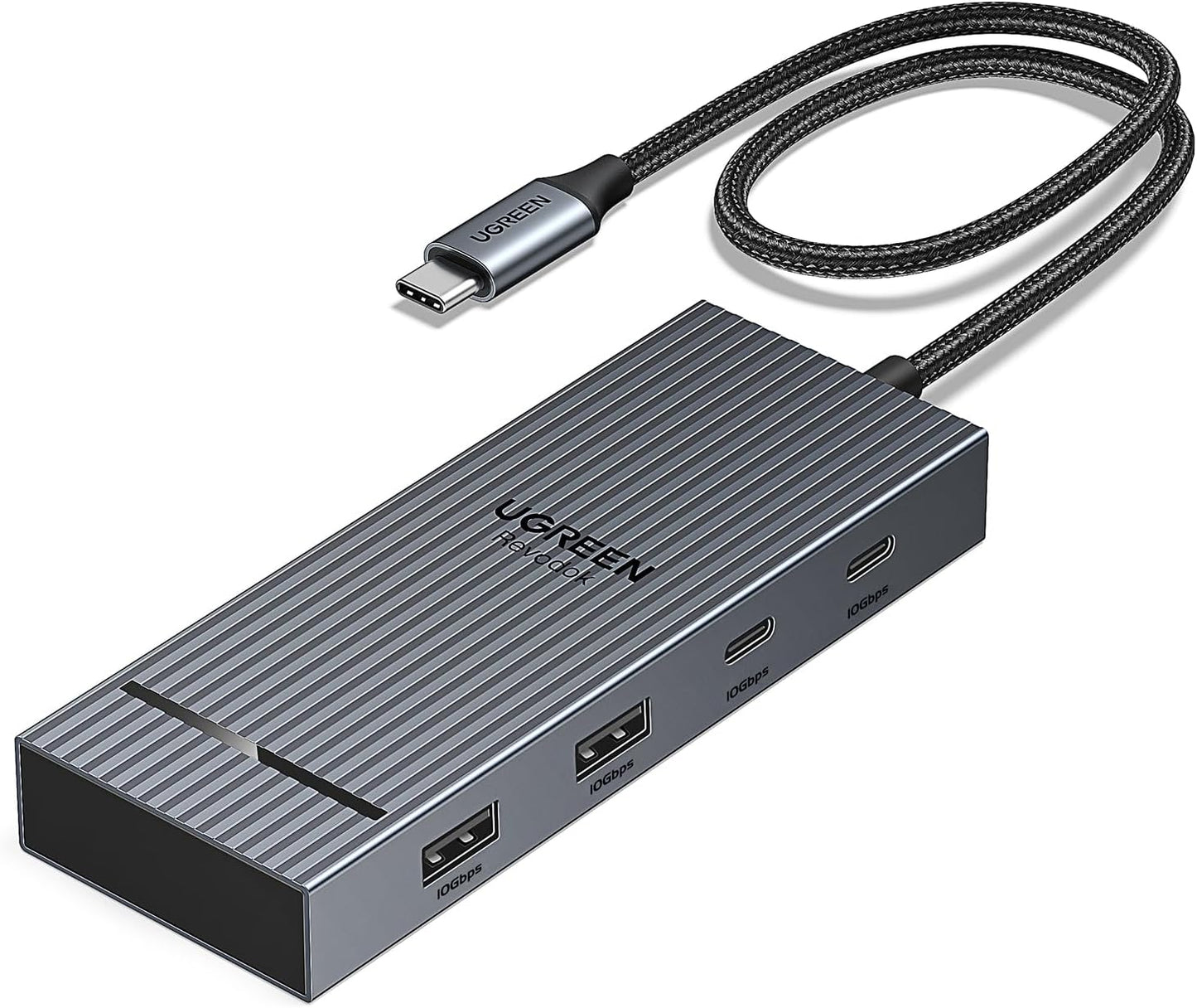 UGREEN 7 1 4K@60Hz 10Gbps 100W in Docking Station Dual Monitor, USB C Hub Dual HDMI Display, USB-A/C Data Ports, PD
