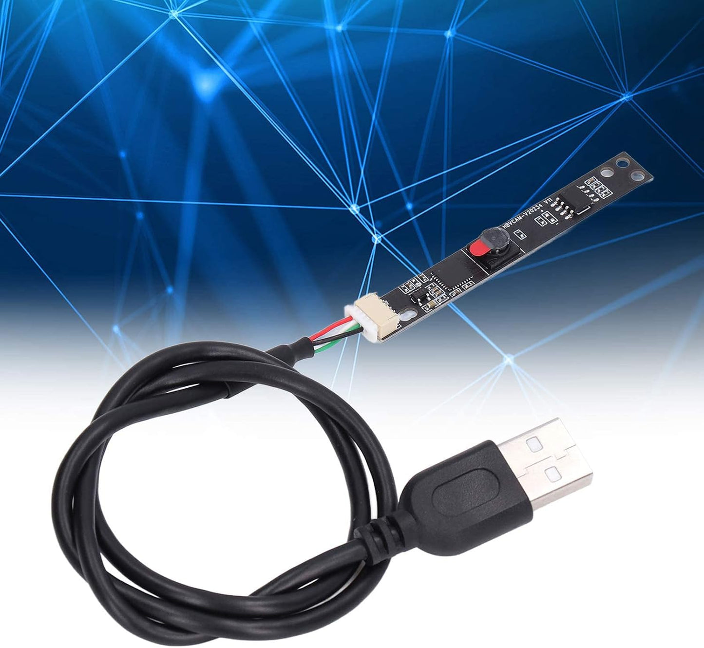 Shanrya 2. 0 30 60 USB Camera, Mini USB Webcam Board Camera Module with Tiny Frame Rate Field Angle for Advertising