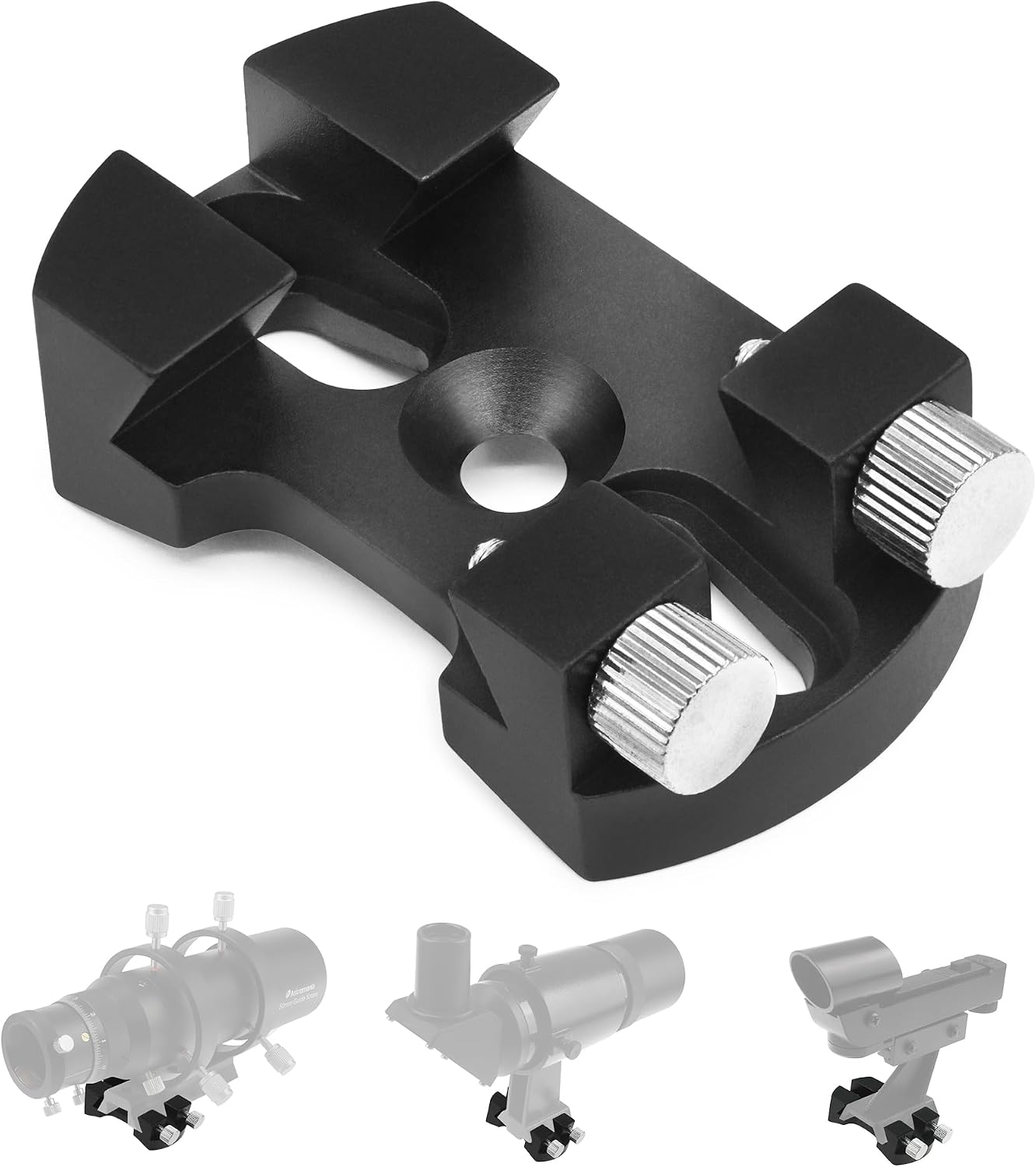 Astromania 130-400mm Universal Quick Release Finder Shoe Base for Schmidt Cassegrains and Other Telescope Diameter