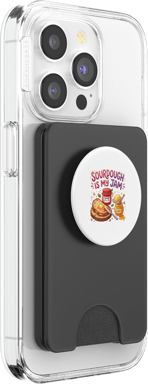 Cozy Crumb Club Sourdough is My Jam Funny Baking for Women Bakers Moms PopSockets PopWallet for MagSafe