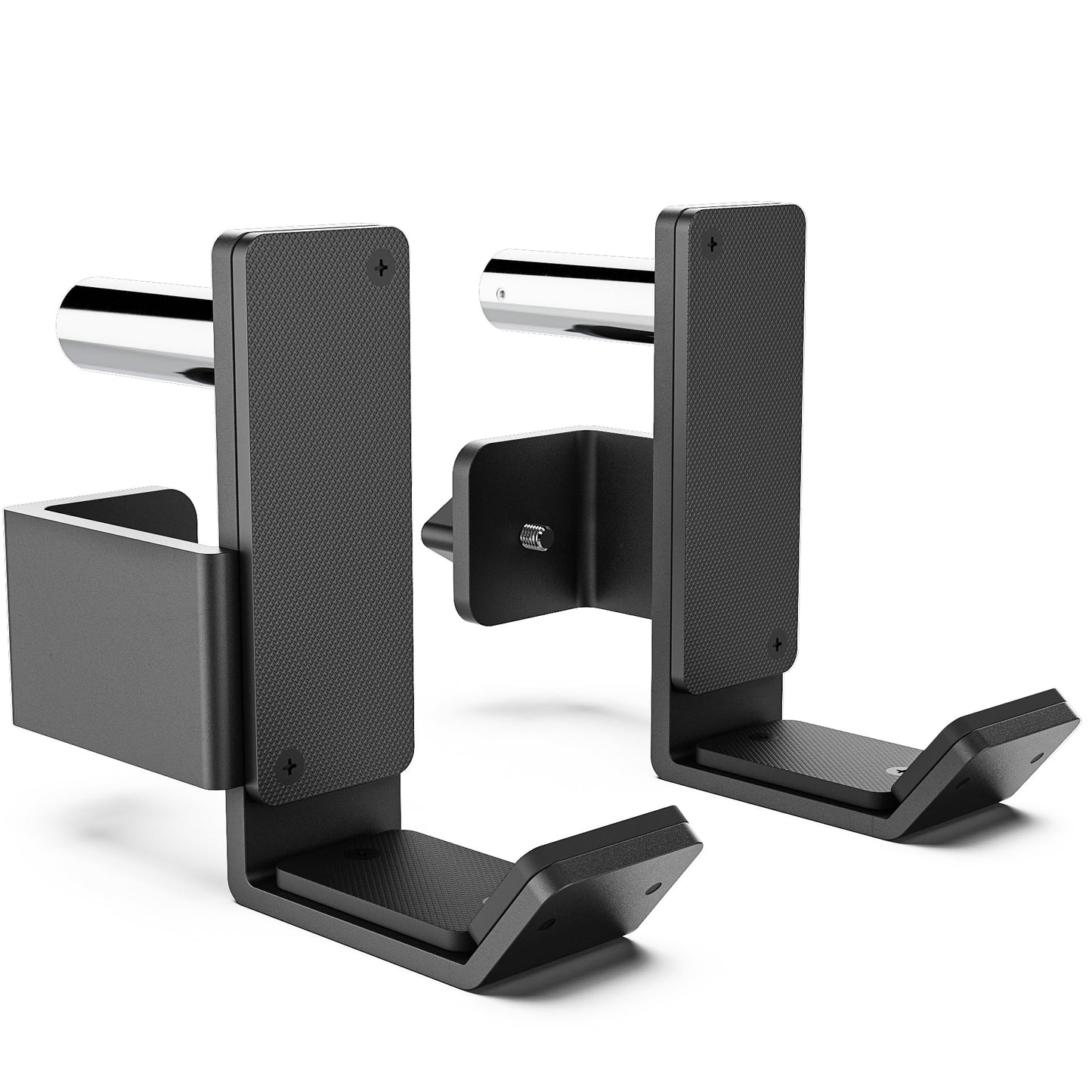 Synergee J-Hooks for Power and Squat Racks. 2x3 J-Cups Designed for 1” or 5/8 Hole. J-Hooks for Power Lifting, Squats and Presses. Sold in Pairs.