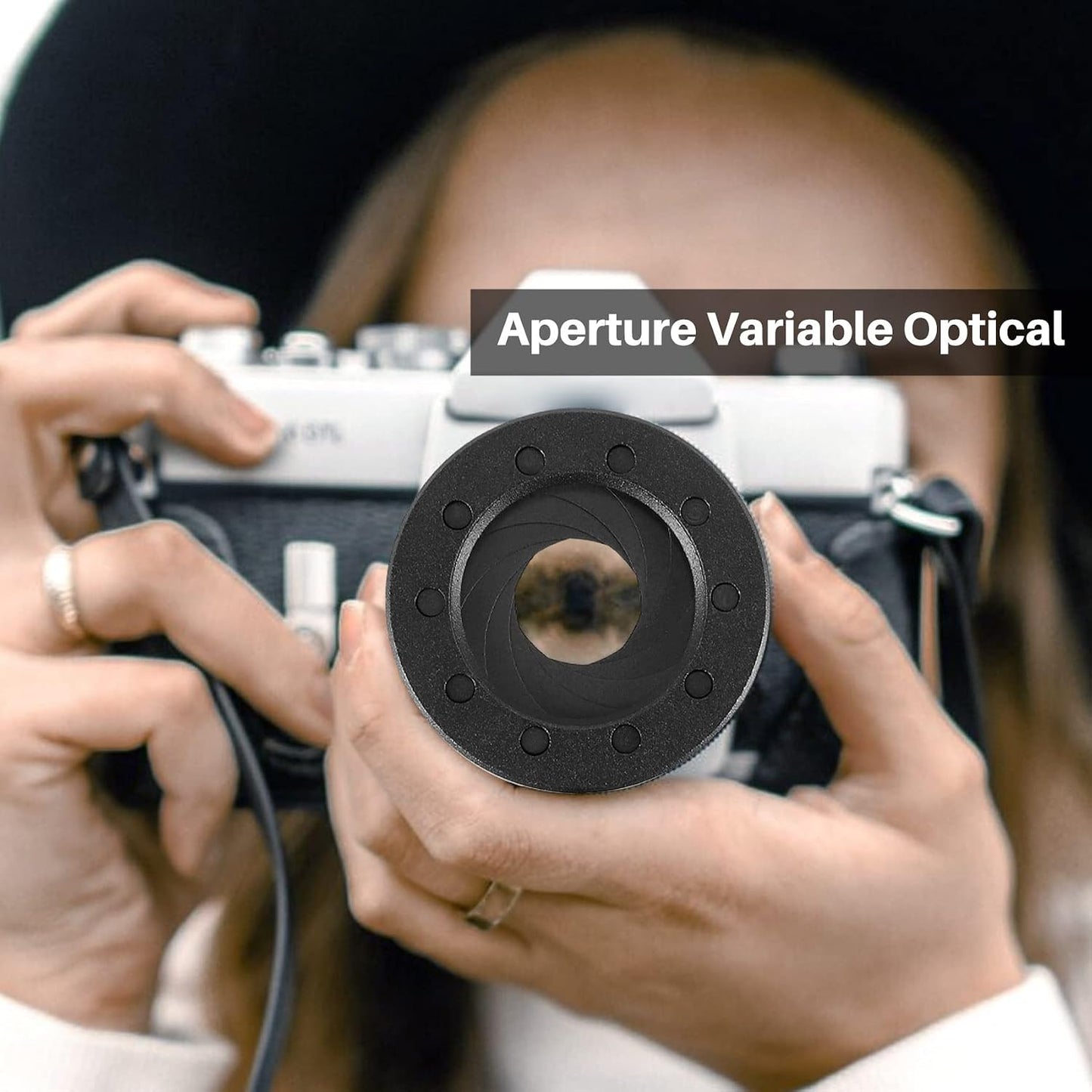 Srutueo SK12, 500042571A4 Manual Aperture Adjustable Mechanical Iris Diaphragm Iris Diaphragm for Digital Camera
