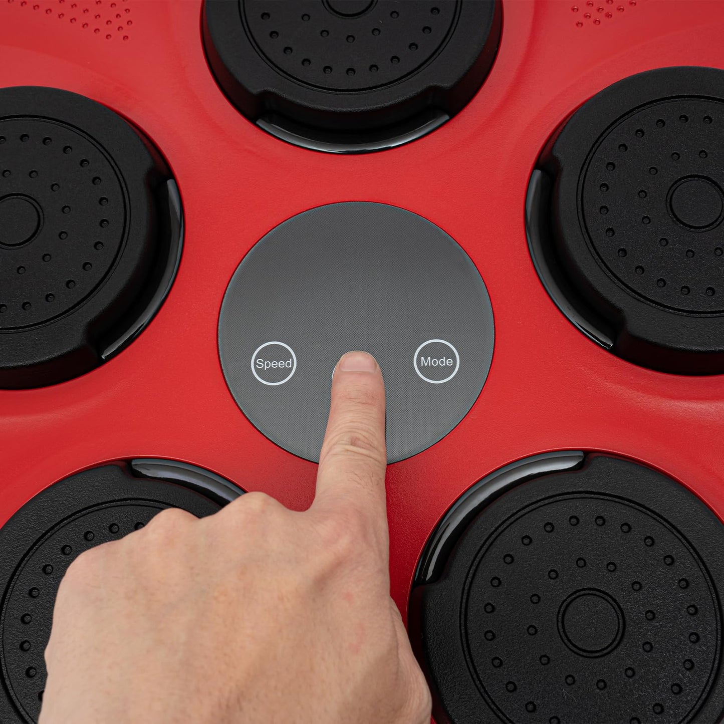 Wall Mount Boxing Machine Trainer, Music Interactive Punch Pad with Red & Black Gloves, Home Fitness Training Equipment for Cardio, Stress Relief, Adults & Teens