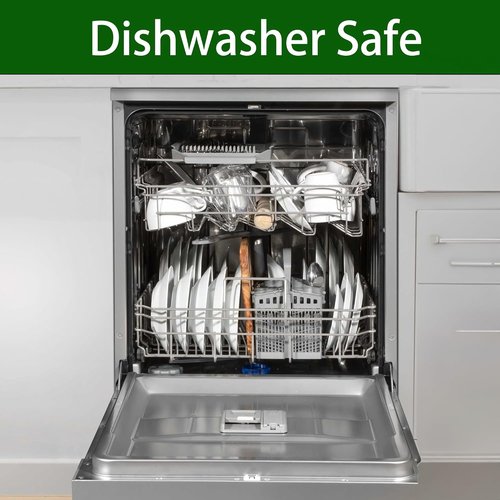 Loyareal Silverware Organizer - 5 Compartment Plastic Kitchen Drawer Tray | White Flatware Holder