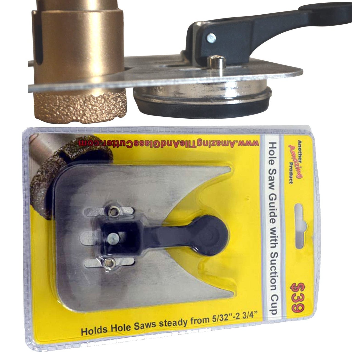 Diamond Hole Saw Core Drill Bit Kit for Concrete Porcelain and Granite in Case 8 Piece 1/4, 5/16,1/2,3/4,7/8,1,1 3/8 fits Angle Grinder