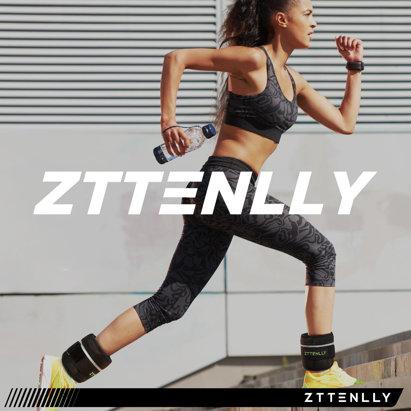 Adjustable Ankle Weights 1-5/10/15/20LBS Pair with Carry Bag - Breathable Fabrics, Reflective Trim - Strength Training Leg Wrist Arm Ankle Walking Weights Sets for Women Men Kids
