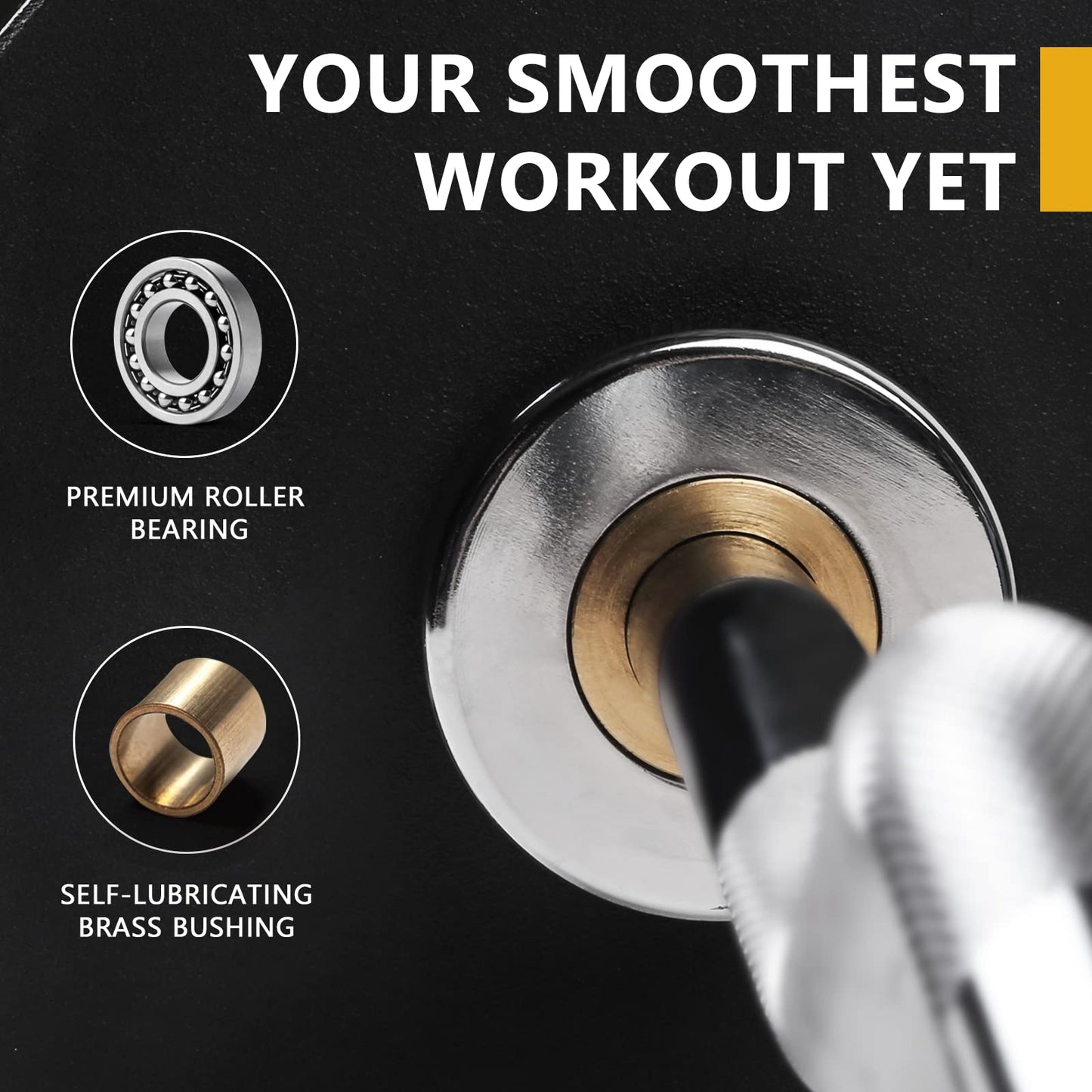LIONSCOOL 25mm Grip EZ Curl Bar (Silver)