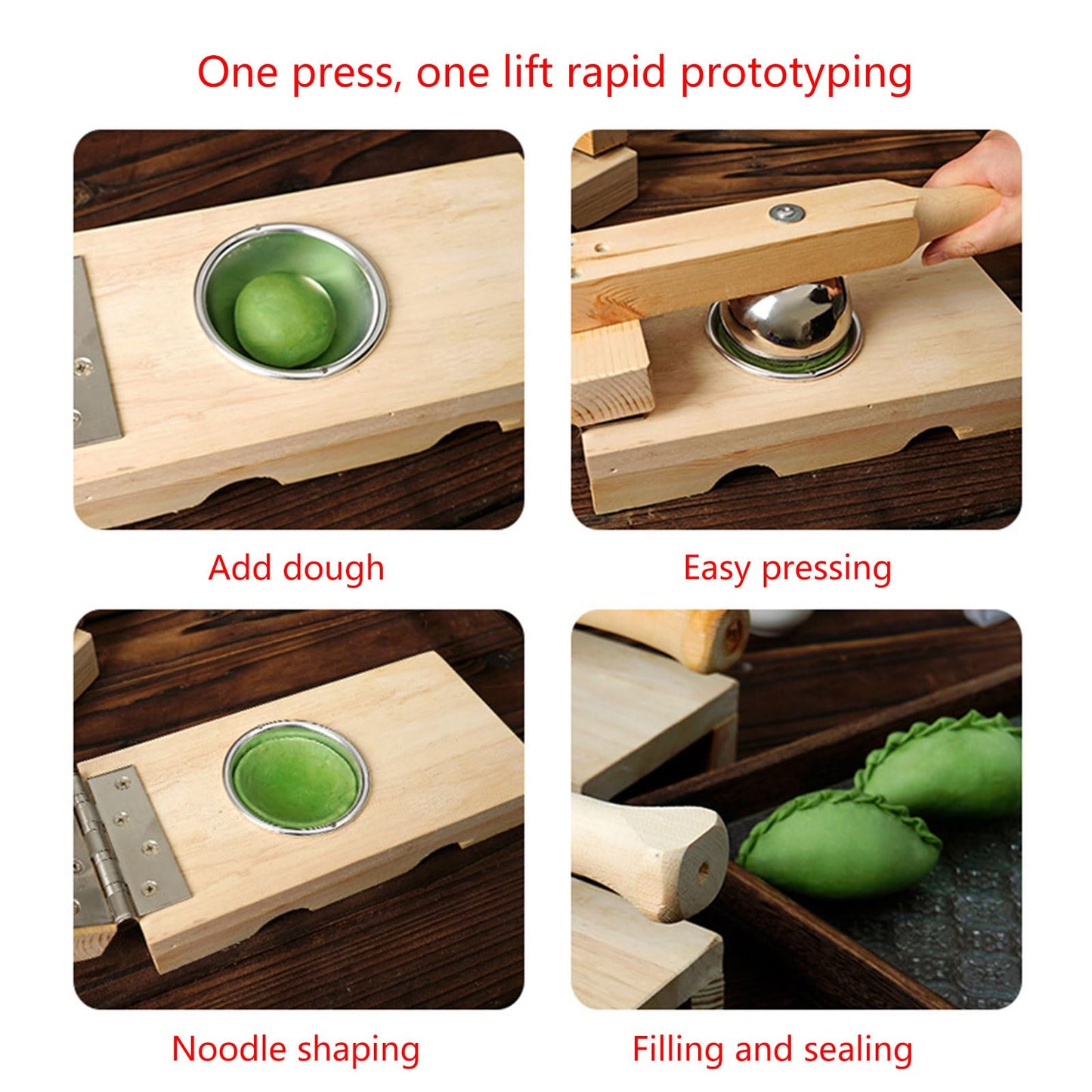 Press Dumplings Skin Maker Presser Pressing Machine Tool Dough Manual Wrapper Kitchen Gadget Practical Accessory Manual Wrapper Making Mold