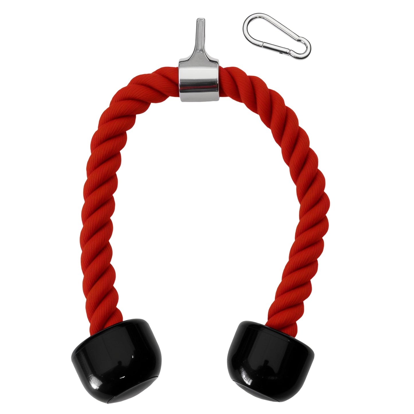 yuhqc Heavy Tricep Rope Cable Attachments Cable Machine Accessories for Home Gym, Nylon Tricep Rope for Cable Machine Attachments, Pulley System Attachment, LAT Pull Down Attachment Weight Fitness