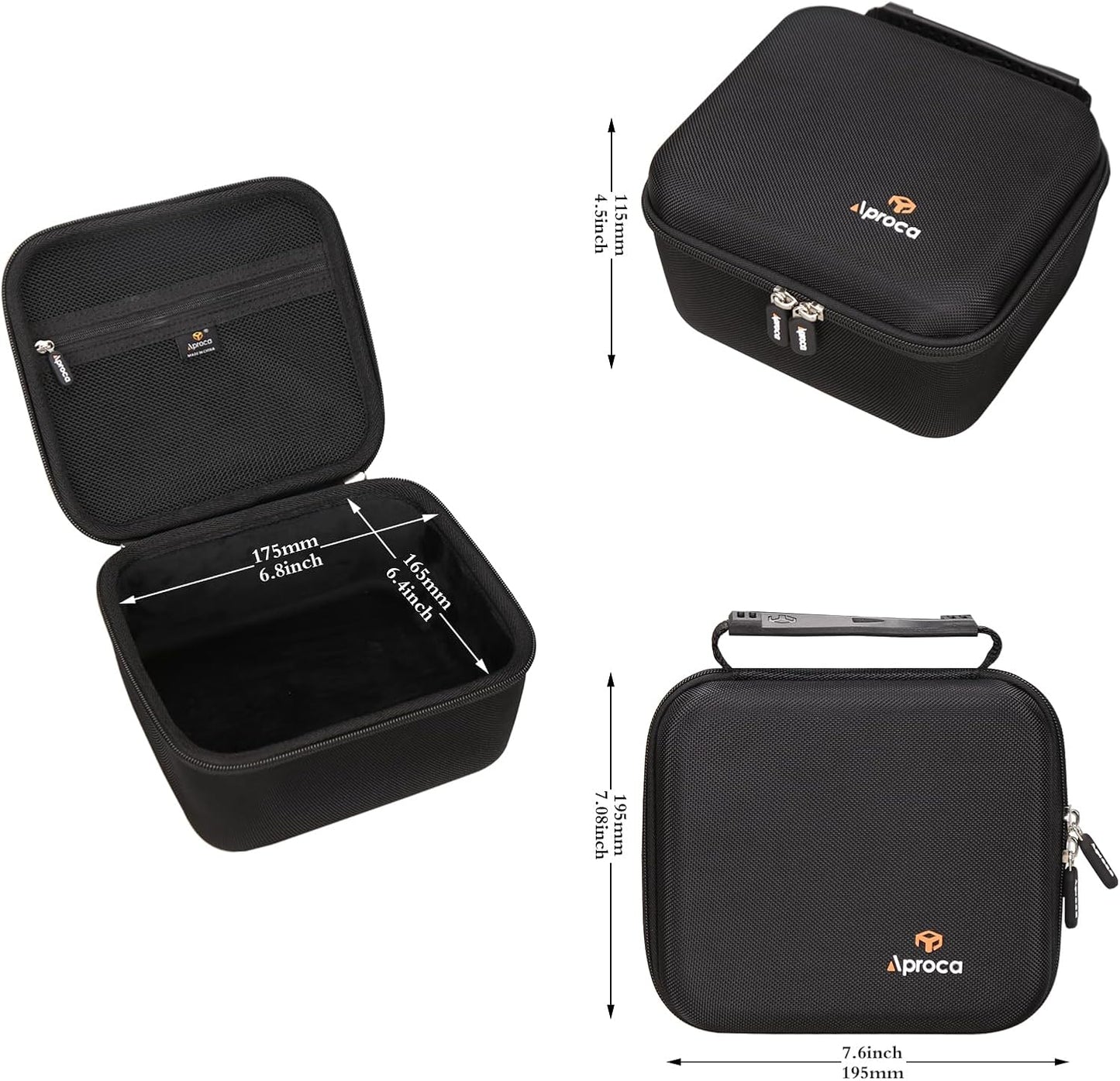 Custom Storage Case for VOPLLS Mini Projector - Portable Accessory Bag