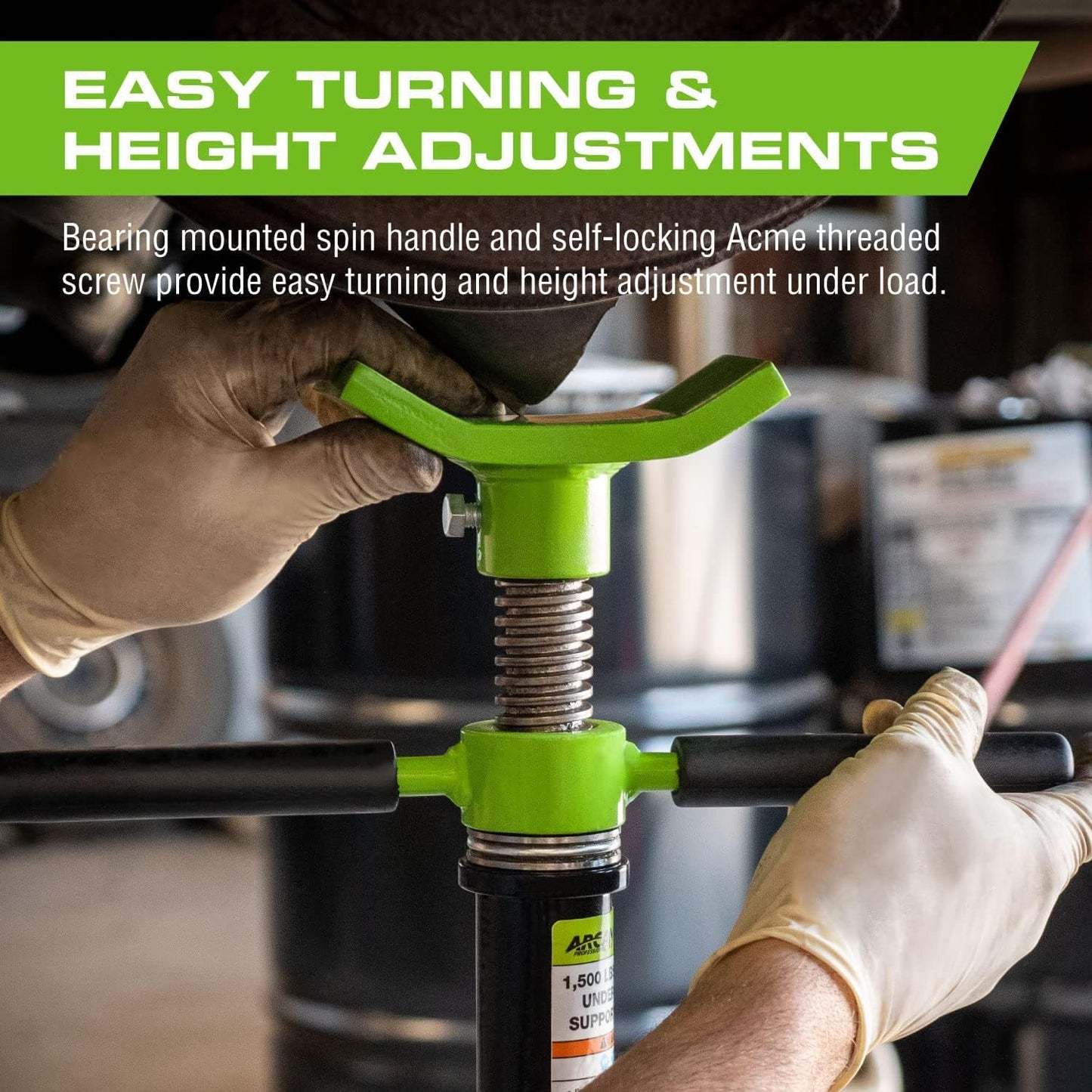 Arcan 1,500 lbs. Short Underhoist Support Stand (ALSS15S)