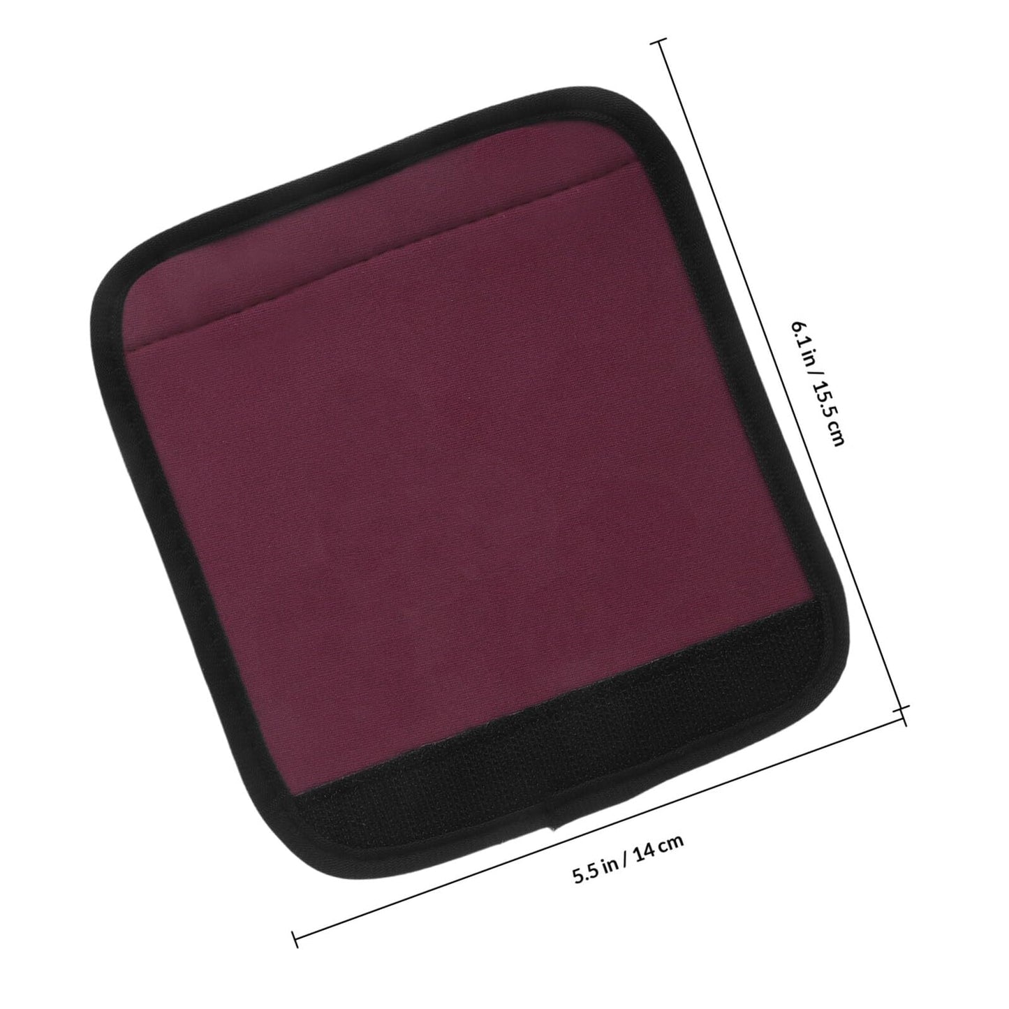 Beavorty 2pcs Barbell Sleeve Gym Equipment Grip Pads Anti-Slip Weight Lifting Covers Detachable Burgundy Pull-up Bar Accessories for Strength Training