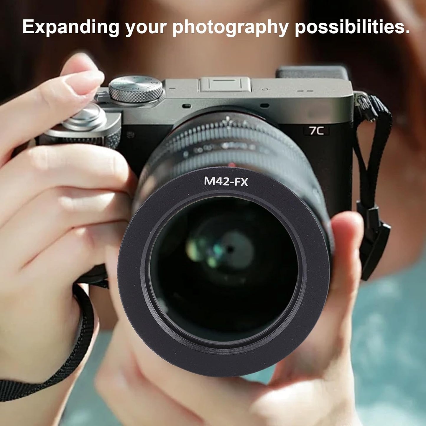 M42 to Fuji X Lens Adapter - Slim Aluminum Alloy Ring for Mirrorless Cameras