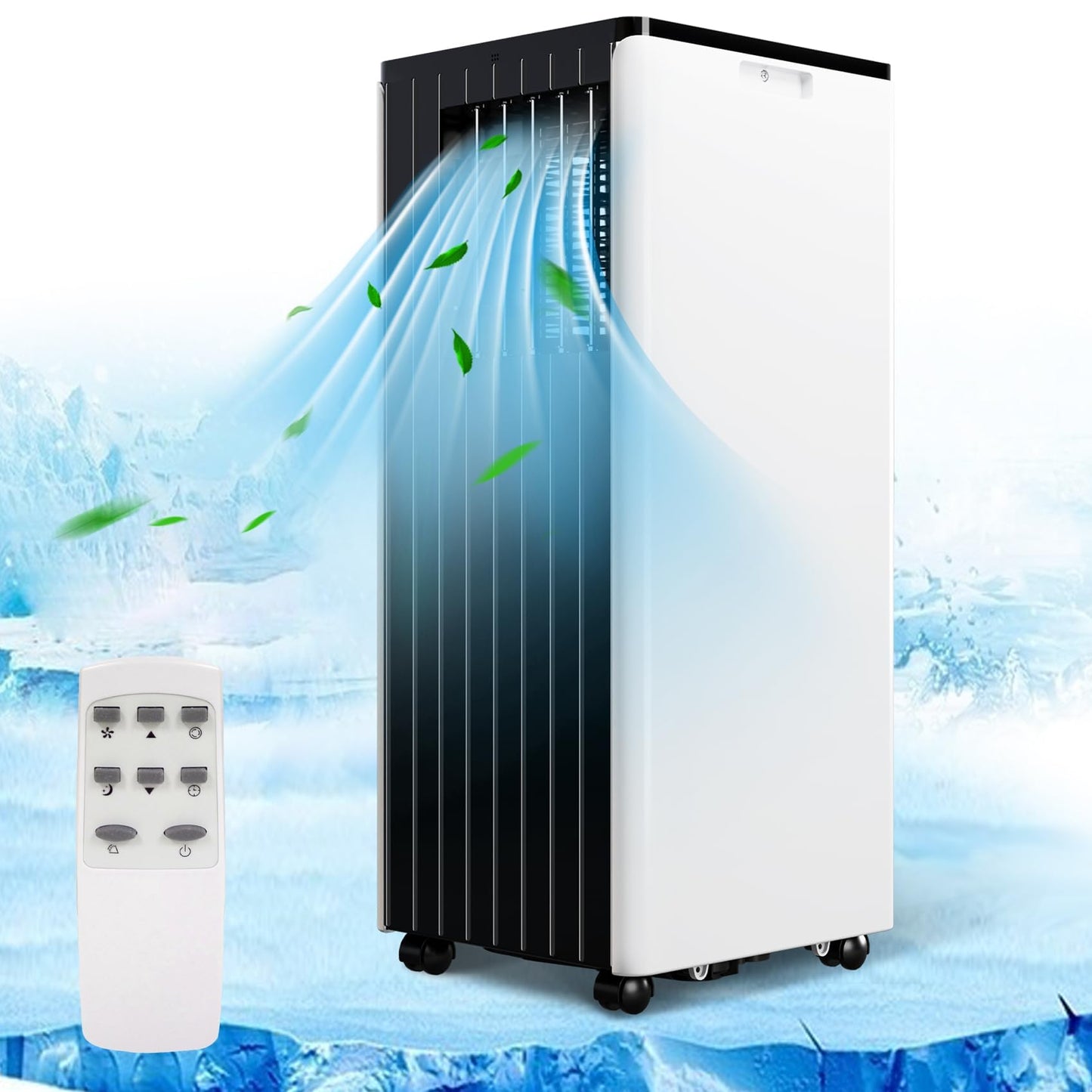 Portable Air Conditioners 8000 BTU Portable AC Unit, 3-in-1 Cooling Dehumidifier Fan, Remote Control, Sleep Mode, 24H Timer for Bedroom Dorm Office Up to 350 Sq Ft