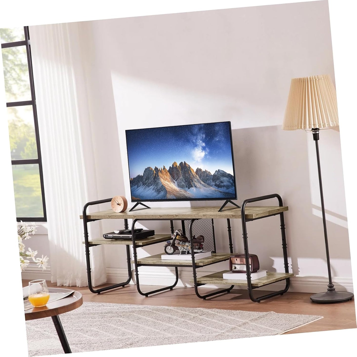SHOWERORO 1 Universal TV Stand Base Legs Replacement Compatible Models Easy Installation for Tabletop Mounting