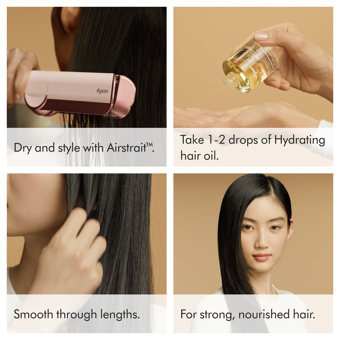 Dyson Airstrait™ Straightener and Omega™ Hair Oil Amazon Exclusive