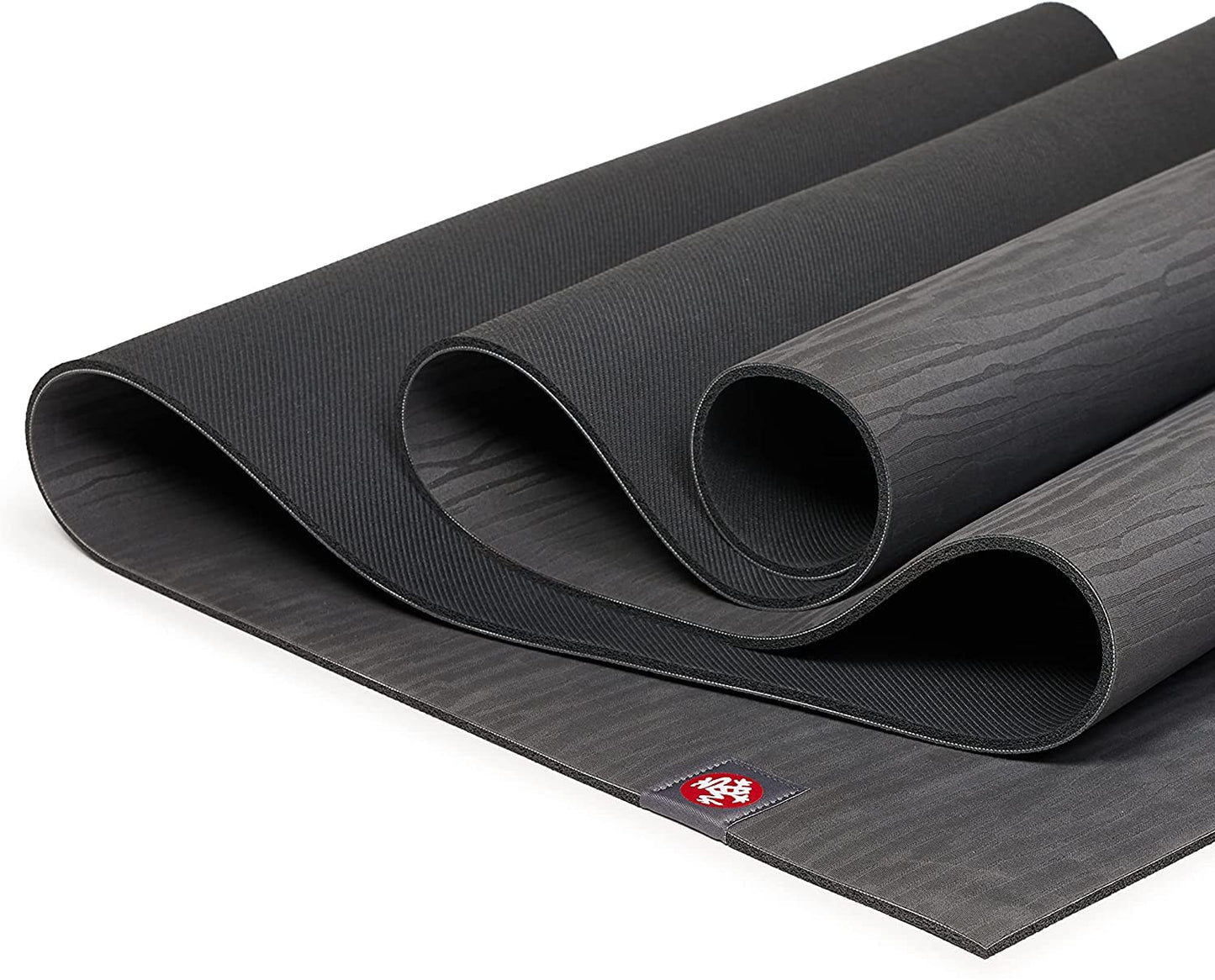 Manduka eKO Yoga Mat 71" - 5mm | Natural Rubber | Eco-Friendly | Soft Textured Surface | Natural Next-to-Skin Feel | 71x 26 inches | Charcoal