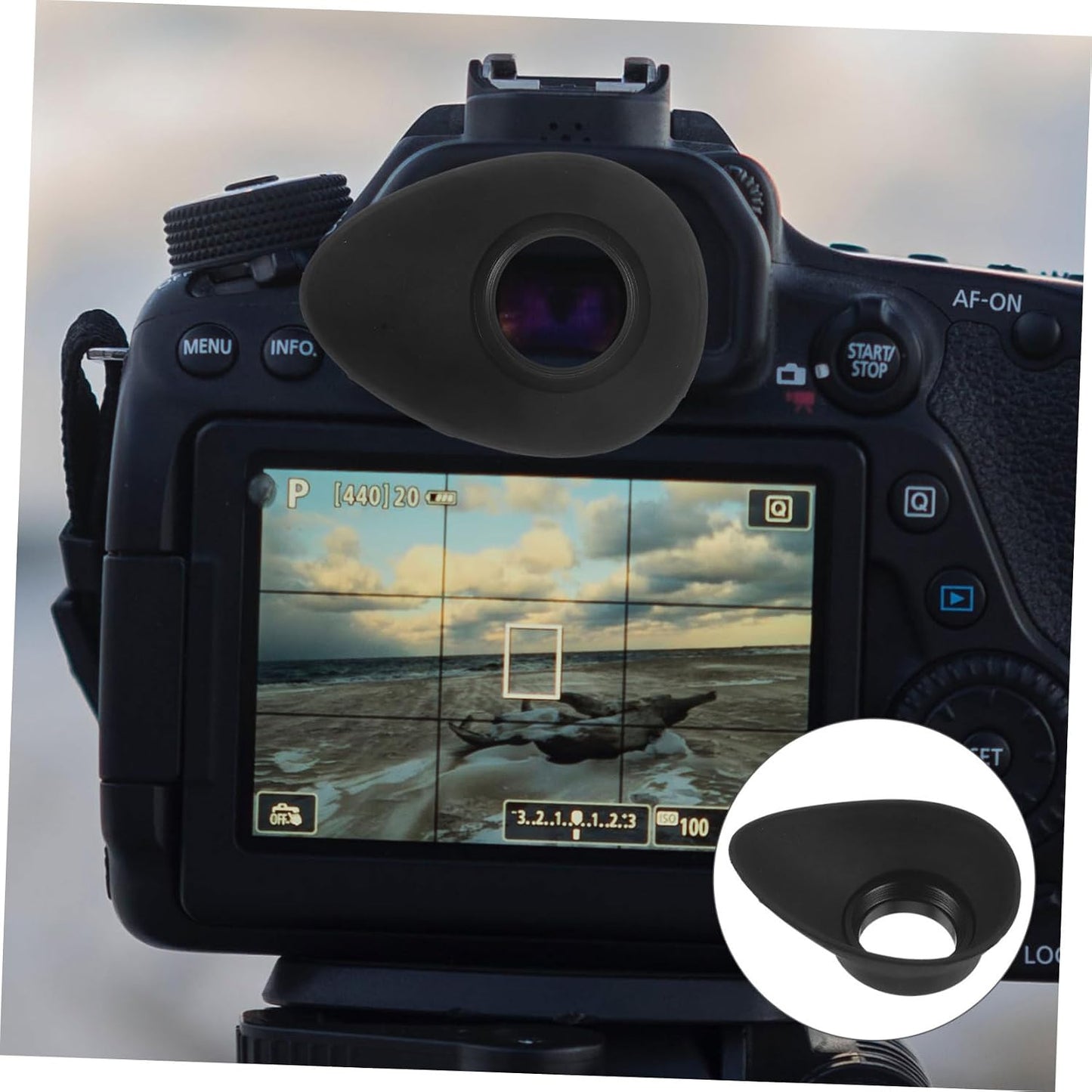 Comfortable Rubber Eyecup for Cameras - Easy Installation
