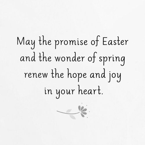 Hallmark Vintage Easter Cards, Pastel Yellow (40 Cards with Envelopes)