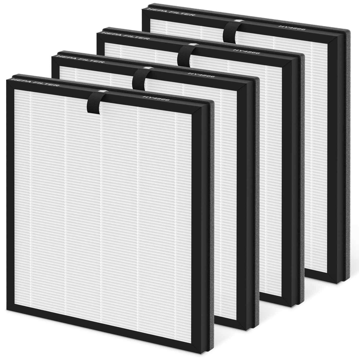 XBWW Premium HY4866 Replacement Filters Compatible with Morento HY4866, WESTHEY HY4866 and YIOU M1 Air Cleaner Purifier, 4 Packs