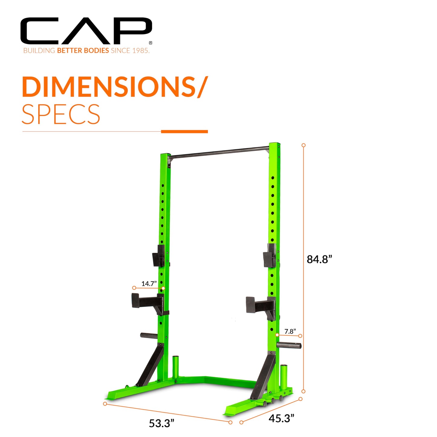 CAP Barbell FM-8000F Series Steel Green Home Gym, 300 lbs Weight Capacity