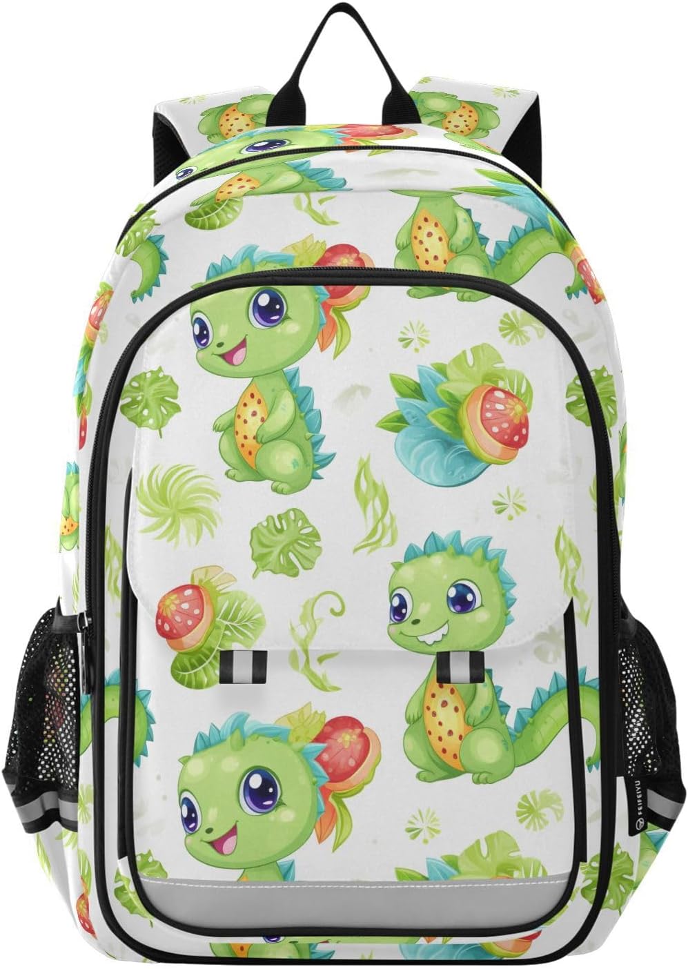 Backpack Daypack ALAZA Cute Dino Baby Dinosaur Laptop Purse for Women Men Travel Bag Casual with Compartment & Multiple