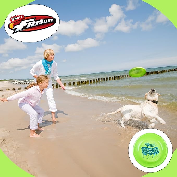 Wham-O Frisbee Fastback Flying Disc, 9.35 Inch Dog-Friendly Lightweight Sports Disc Toy for Outdoor Beach Backyard Games,Team Sports and Family Fun - 100g