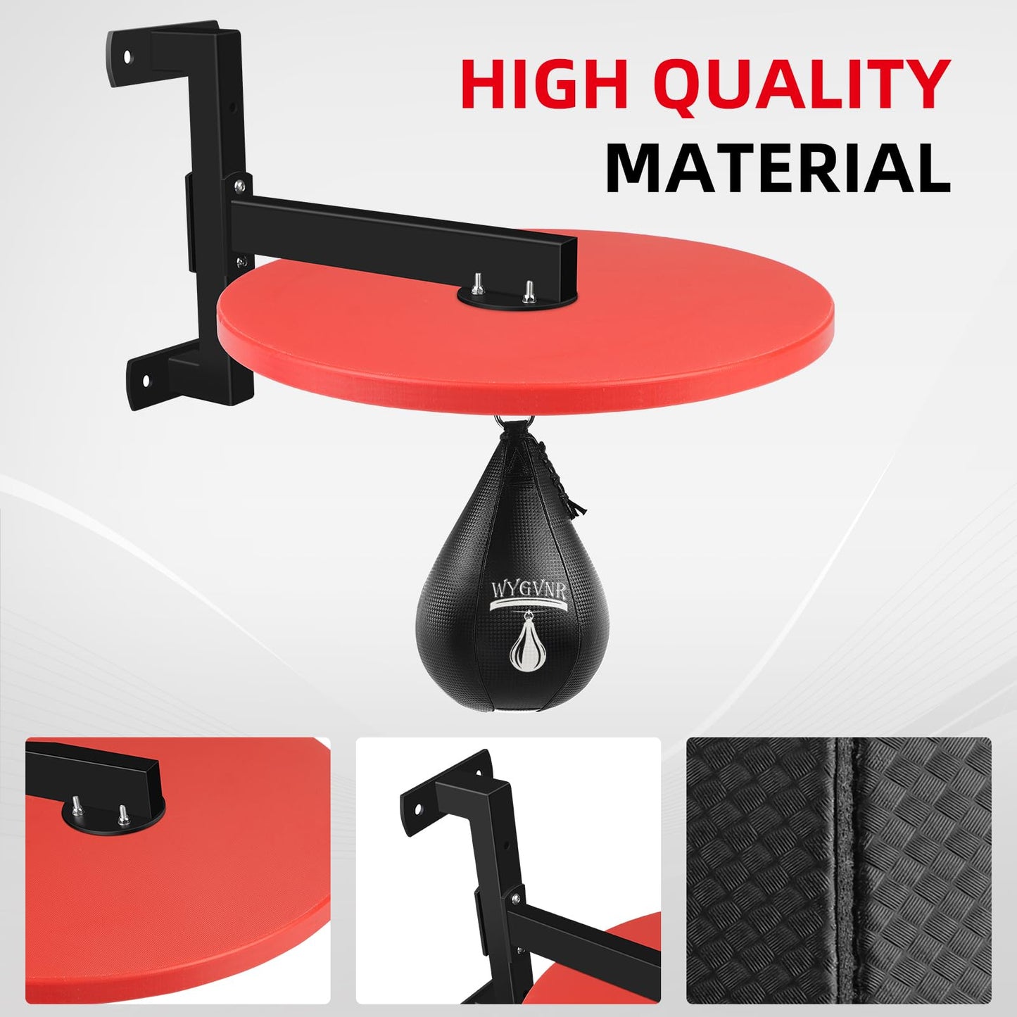 Speed Bag Platform, Boxing Speed Bag, with Speed Punching Bag Swivel for Workout, Punching, Training, Boxing, Exercise