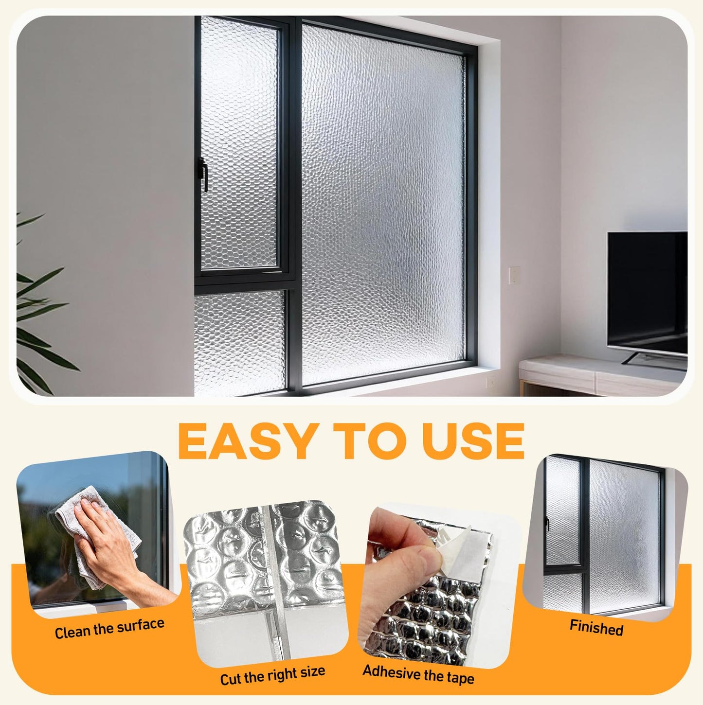 16PCS 24 x 48inch Garage Door Insulation Reflective Foil Insulation Bubble Reflective Aluminum Foil Winter Summer Thermal Shield Pre-Cut Barrier Sheets with 120 Tapes for Garage Attic Wall