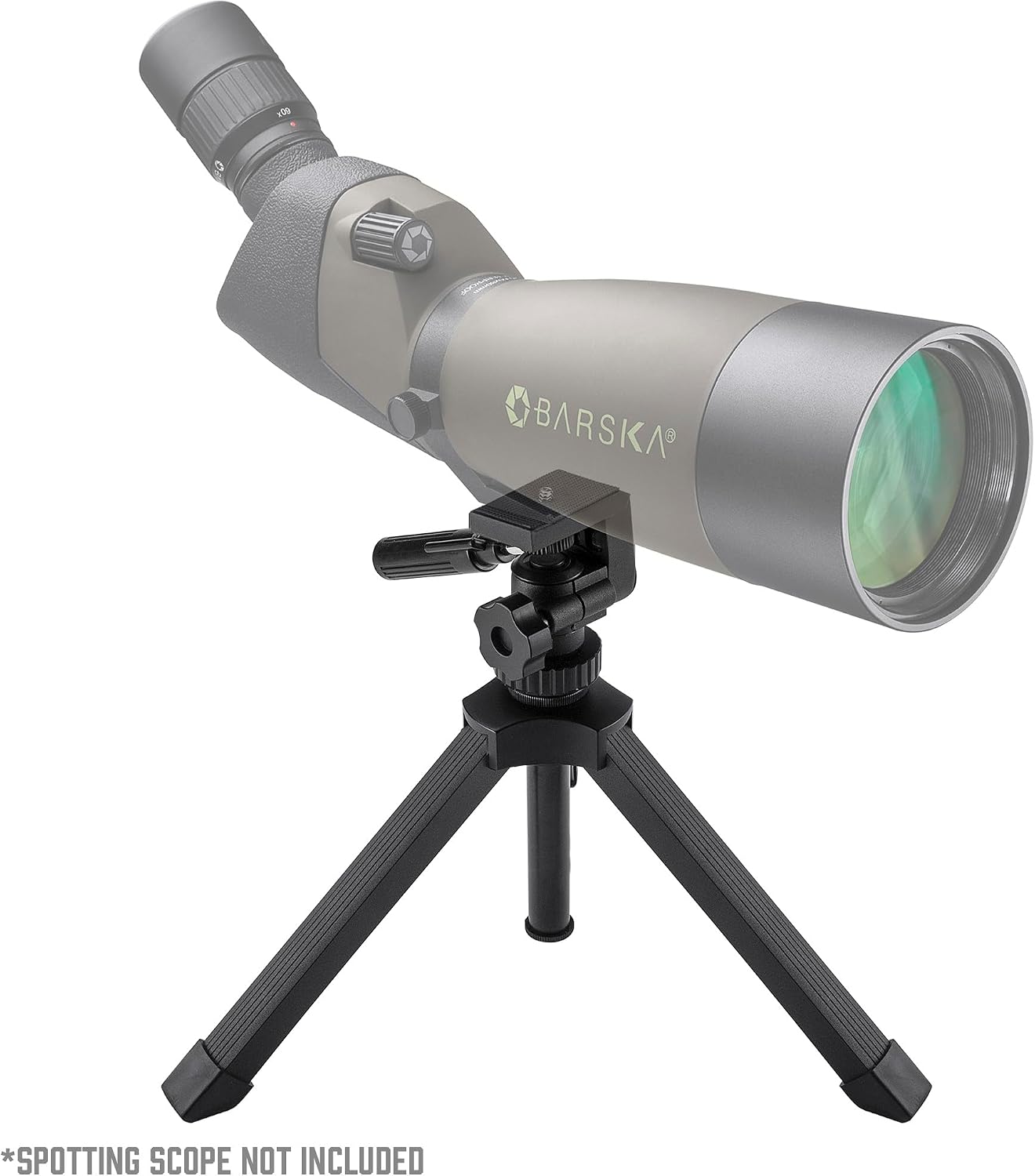 Barska AF13270 10.25" 14" Heavy Duty Table Top Tripod for Cameras, Binoculars, Spotting Scopes, and More, Black, One